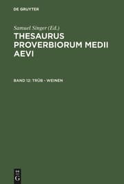 Cover von trüb - weinen