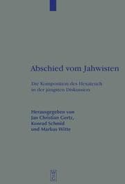 Cover von Abschied vom Jahwisten