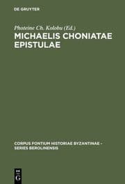Cover von Michaelis Choniatae Epistulae