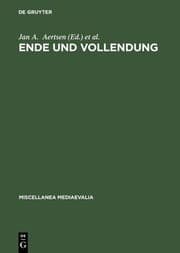 Cover von Ende und Vollendung