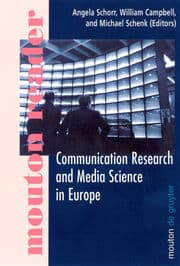 Cover von Communication Research and Media Science in Europe