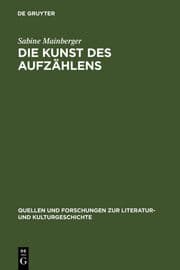 Cover von Die Kunst des Aufzählens