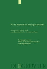 Cover von Neue deutsche Sprachgeschichte