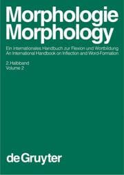 Cover von Morphologie / Morphology. 2. Halbband