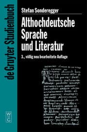 Cover von Althochdeutsche Sprache und Literatur