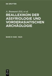 Cover von Reallexikon der Assyriologie 9: Nab - Nuzi