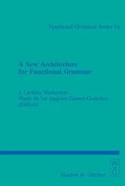 Cover von A New Architecture for Functional Grammar