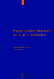 Cover von Regesten deutscher Minnesänger des 12.und 13.Jahrhunderts