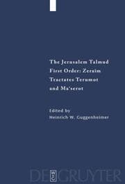 Cover von Tractates Terumot and Ma'serot