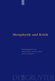 Cover von Metaphysik und Kritik