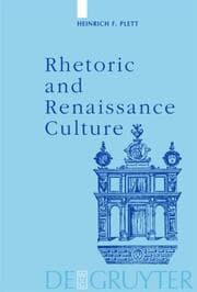Cover von Rhetoric and Renaissance Culture
