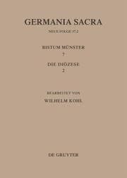 Cover von Die Bistümer der Kirchenprovinz Köln.Das Bistum Münster 7,2: Die Diözese