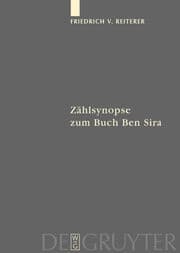 Cover von Zählsynopse zum Buch Ben Sira