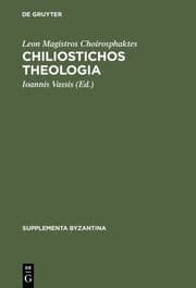 Cover von Chiliostichos Theologia