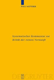 Cover von Systematischer Kommentar zur Kritik der reinen Vernunft