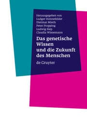 Cover von Das genetische Wissen und die Zukunft des Menschen