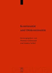 Cover von Kontinuität und Diskontinuität