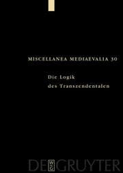 Cover von Die Logik des Transzendentalen