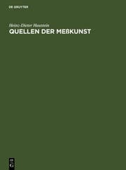 Cover von Quellen der Meßkunst
