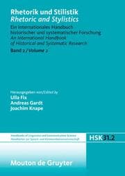Cover von Rhetorik und Stilistik / Rhetoric and Stylistics