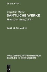 Cover von Romane III