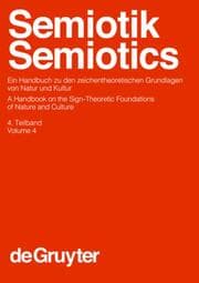 Cover von Semiotik / Semiotics. 4. Teilband