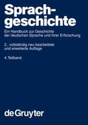 Cover von Sprachgeschichte 4.Teilband