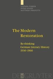 Cover von Modern Restoration