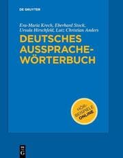 Cover von Deutsches Aussprachewörterbuch