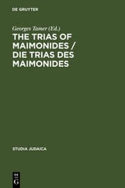 Cover von The Trias of Maimonides/Die Trias des Maimonides