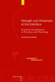Cover von Strength and Weakness at the Interface