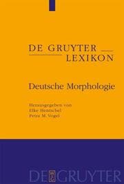 Cover von Deutsche Morphologie