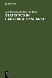 Cover von Statistics in Language Research