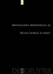 Cover von Meister Eckhart in Erfurt