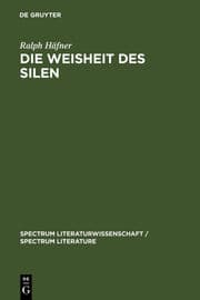 Cover von Die Weisheit des Silen