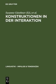Cover von Konstruktionen in der Interaktion