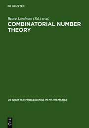 Cover von Combinatorial Number Theory