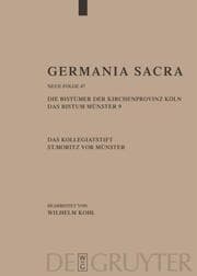Cover von Die Bistümer der Kirchenprovinz Köln - Das Bistum Münster 9