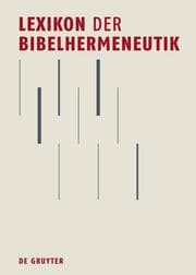 Cover von Lexikon der Bibelhermeneutik