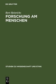 Cover von Forschung am Menschen
