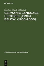 Cover von Germanic Language Histories 'from Below' (1700-2000)