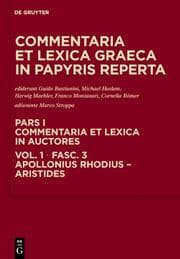 Cover von Apollonius Rhodius - Aristides