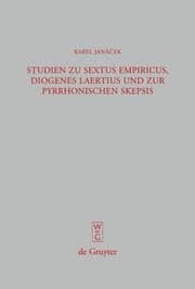 Cover von Studien zu Sextus Empiricus, Diogenes Laertius und zur pyrrhonischen Skepsis