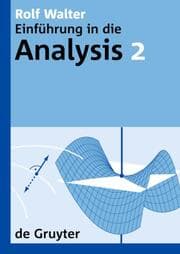 Cover von Rolf Walter: Einführung in die Analysis. 2