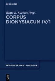 Cover von Ioannis Scythopolitani Prologus et Scholia in Dionysiiareopagitae Librum 'De Divinis Nominibus' com Additamentis Interpretum Aliorum
