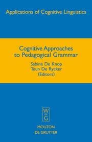 Cover von Cognitive Approaches to Pedagogical Grammar