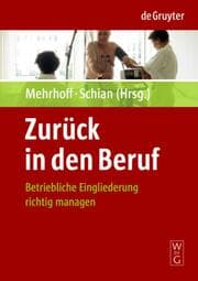 Cover von Zurück in den Beruf