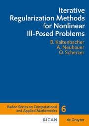Cover von Iterative Regularization Methods for Nonlinear Ill-Posed Problems