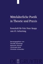 Cover von Mittelalterliche Poetik in Theorie und Praxis