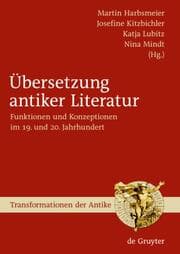 Cover von Übersetzung antiker Literatur